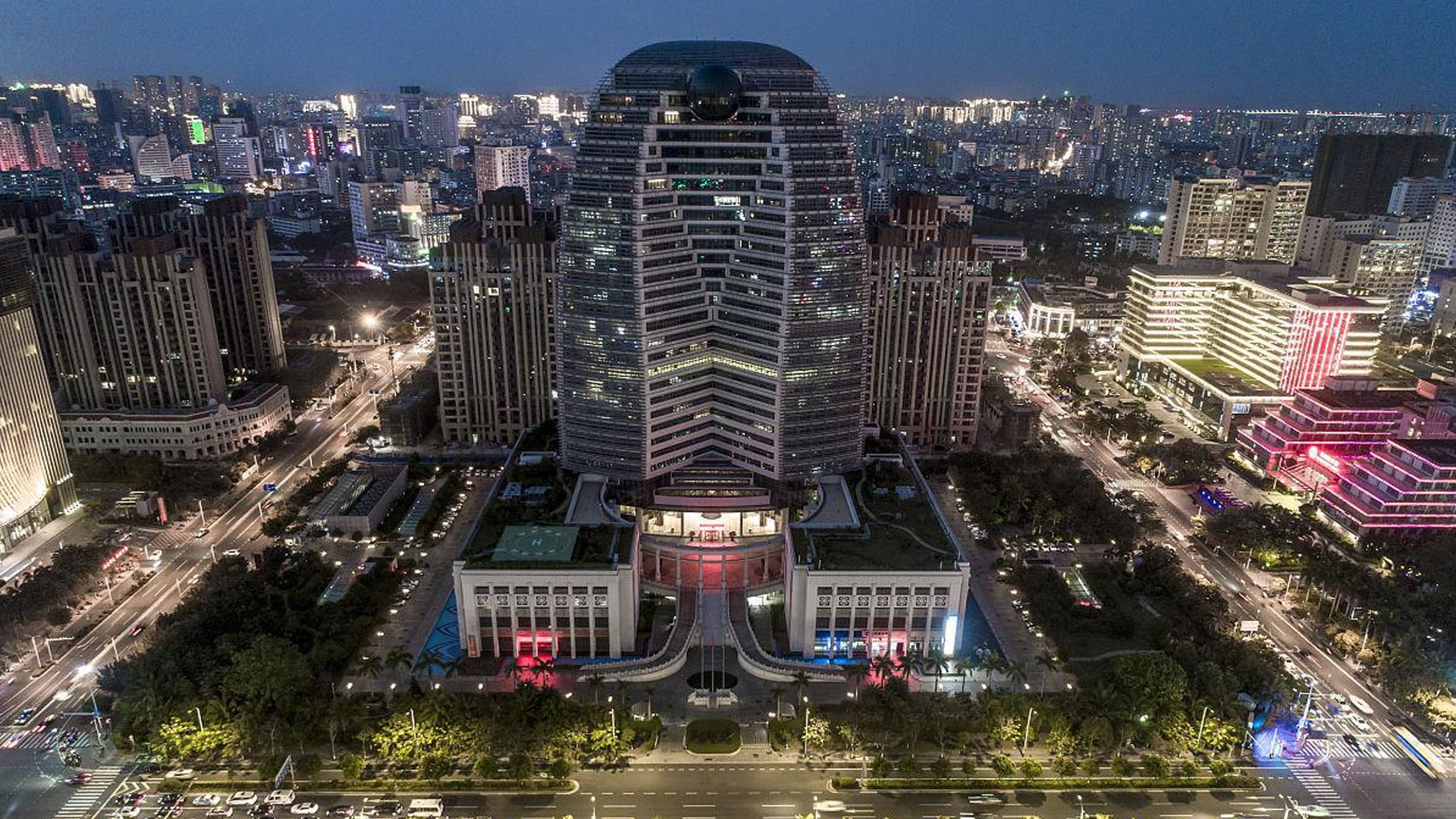 海口海航大廈，城市地標(biāo)的智慧與安全離不開前沿消防科技的護(hù)航新聞圖片